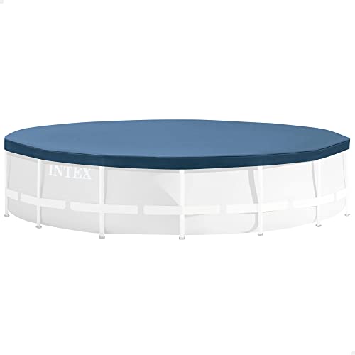 Intex 28031 Round Pool Cover - Poolabdeckplane - Ø 366 cm - Für Metal und Prism Frame Pool,...