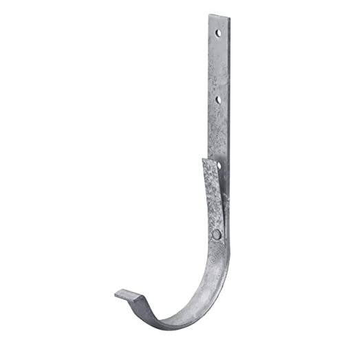 INEFA Rinneneisen, Rinnenhalter, halbrund, Silber NW 100, Dachrinnenhalter aus verzinktem Stahl,...