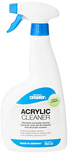 CRAMER Acryl Reiniger entfernt Kalk-, Seifen- und Schmutzablagerungen von Acryl-Oberflächen 750 ml