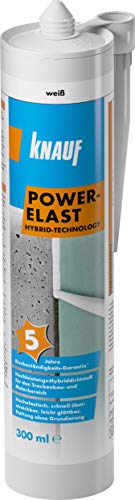 Knauf POWER-ELAST Hochleistungs Hybrid-Dichtstoff zum Verfugen von Anschluss-Fugen –...