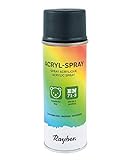 Rayher Hobby 34145572 Acryl-Spray, Acryllack, seidenmatt, Sprühlack für innen und außen, hohe...