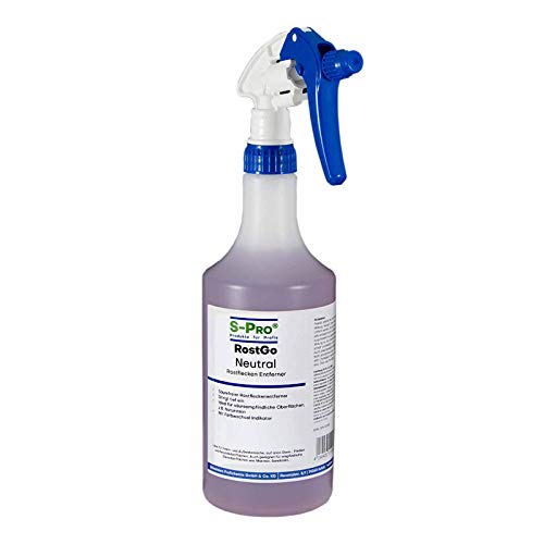 S-Pro - RostGo pH- neutraler Rostentferner 750ml - Effizientes Spray gegen Rostflecken auf porösen...