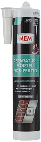 MEM Reparatur-Mörtel Fix & Fertig, Für Mauerwerksfugen und Ausbruchstellen, Für innen und außen,...