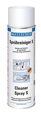 WEICON Sprühreiniger S 500 ml | Reiniger und Entfetter für Metall, Glas, Keramik und Kunststoff