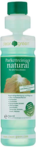 clean & green Parkettreiniger natural für geölte/versiegelte Parkett- und Korkboden