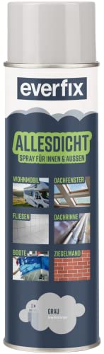 EVERFIX Allesdicht Spray (500 ml, grau) Dichtspray wasserdicht, Flüssigkunststoff, flüssiger...