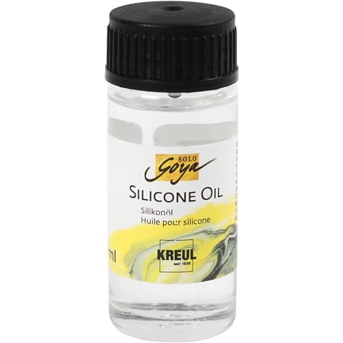 KREUL 87220 - Solo Goya Silikonöl, 20 ml, für eine ausgeprägte Zellbindung beim Pouring, Glas mit...