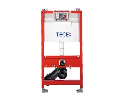 TECE profil WC-Modul mit Uni-Spülkasten (Bauhöhe 98 cm; pulverbeschichtet; geräuscharmes...