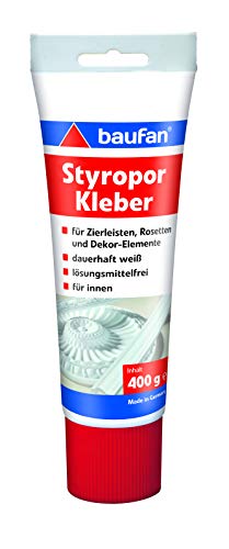 Baufan Styroporkleber, geruchsneutral und lösungsmittelfrei, 400 g