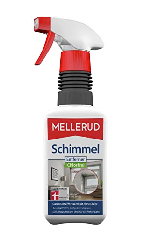 MELLERUD Schimmel Entferner Chlorfrei | 1 x 0,5 l | Geruchsneutraler Aktivschaum gegen Schimmel im...