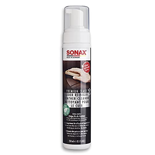 SONAX PREMIUM CLASS LederReiniger (250 ml) effektive und schnelle Reinigung für Glattleder ohne...