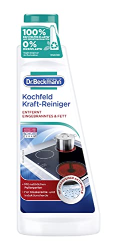 Dr. Beckmann Kochfeld Kraft-Reinig er | Glaskeramik-Reiniger gegen Eingebranntes und Fett | mit...