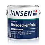 Jansen ISO-HDF Holzdeckenfarbe weiß 2,5l seidenglänzend Grund und Deckanstrich