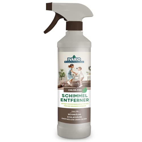 IVARIO® Schimmelentferner chlorfrei | Materialschonendes Desinfektionsspray | Geruchsneutrales &...