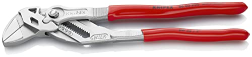 KNIPEX Zangenschlüssel, verchromt, 250 mm, greift stufenlos bis 52 mm, Feinverstellung per...