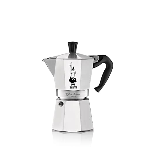 Bialetti - Moka Express: Ikonische Herdplatten-Espressomaschine, macht echten italienischen Kaffee,...