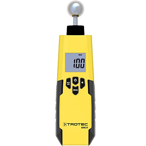 TROTEC Feuchteindikator BM31 Feuchtemessgerät (5 - 40 mm) Feuchtigkeit Messen Schimmel Wand Boden...