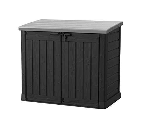 Koll Living Gartenbox Mülltonnenbox Gerätebox Schuppen für 2X 240 Liter Mülltonnen - 100%...