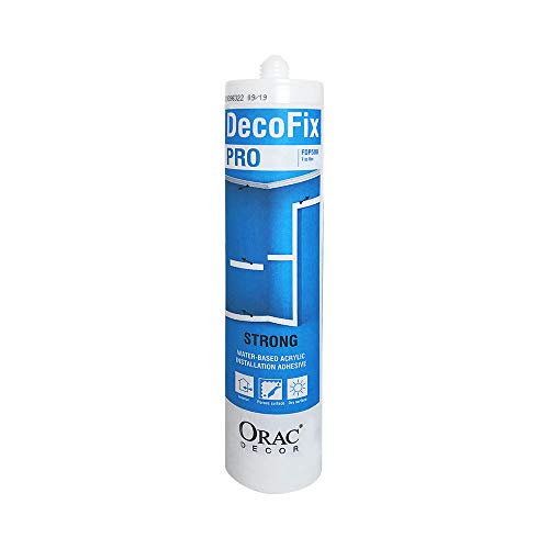 Orac Decor ORAC FDP500 DecoFix Installationskleber 310 ml Acrylkleber auf Wasserbasis für Leisten,...