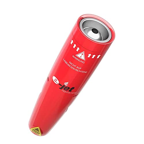 e-Jet Aerosol Feuerlöscher - Rückstandsfreier Mini-Feuerlöscher mit Wandhalterung für Küche,...