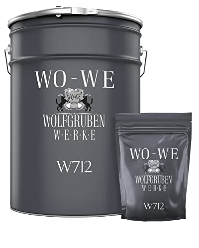 WO-WE 2K Fliesenlack Fliesenfarbe Wand und Bodenfliesen Anthrazit-Grau ähnl. RAL 7016-2,5Kg