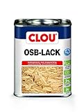 Clou OSB Lack: Seidenglänzender Holzlack zur Versiegelung von OSB-Platten, farbloser Parkettlack,...