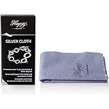 Hagerty Silver Cloth Schmuck Reinigungstuch 36x30cm I imprägniertes Tuch aus Baumwolle I effektives...