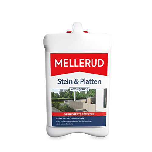 MELLERUD Stein und Platten Versiegelung | 1 x 2,5 l | Wasserabweisender und lichtbeständiger Schutz...