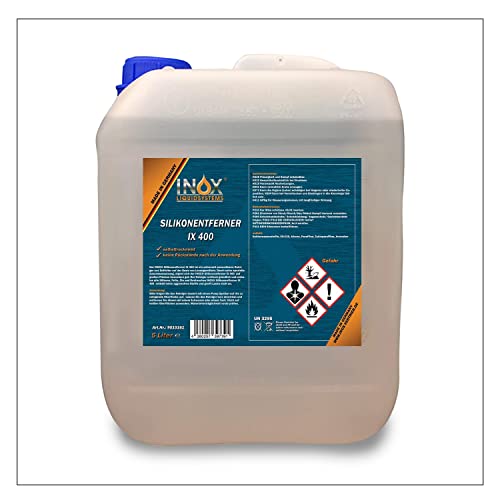 INOX® - Silikonentferner 5l IX400 | Der Silikonreiniger entfernt mühelos Fette, Öle & Silikon |...