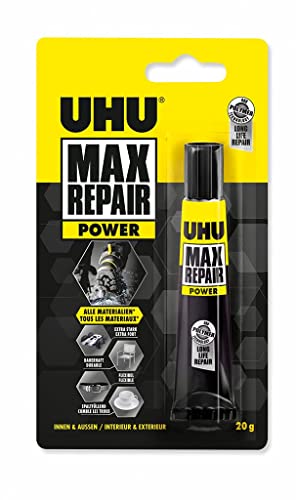 UHU Max Repair POWER Tube – Extra starker Reparaturkleber ohne Lösungsmittel für alle...