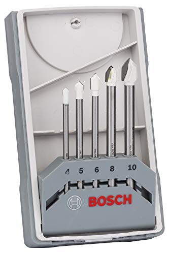 Bosch Professional 5tlg. CYL-9 Ceramic Fliesenbohrer-Set (für Stein, Fliesen, Ø 4–10 mm,...