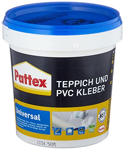 Pattex Teppich und PVC Kleber, lösemittelfreier Dispersionskleber, zum idealen Verkleben von...