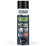 EVERFIX Allesdicht Spray ( 500 ml, schwarz ) Dichtspray, Flüssigkunststoff , flüssiger Kunststoff...