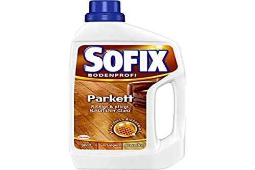 SOFIX Parkettreiniger, Bodenreiniger mit Edelholz-Pflege-Wachs, reinigt und pflegt mit natürlichem...