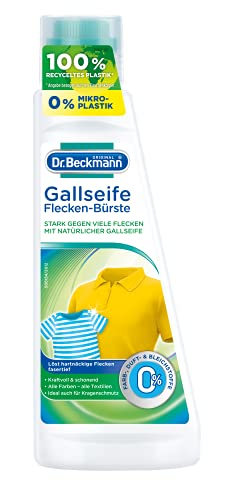 Dr. Beckmann Gallseife Flecken-Bürste | mit echter, natürlicher Gallseife und weicher...