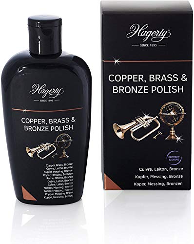 Hagerty Copper Brass & Bronze Polish 250 ml I Effiziente Bronze Messing Kupfer-Politur für...
