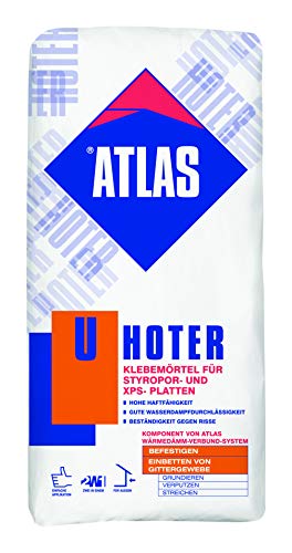 ATLAS HOTER U - 25 kg 2 in 1 Klebe- und Armierungsmoertel fuer Styropor