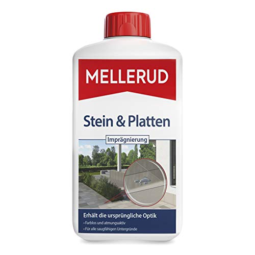 MELLERUD Stein & Platten Imprägnierung | 1 x 1 l | Langanhaltender Schutz vor Schmutz und Nässe...