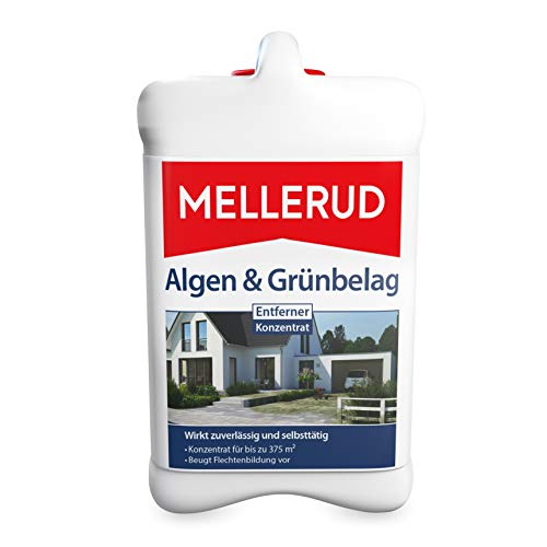 MELLERUD Algen & Grünbelag Entferner | 1 x 2,5 l | Effizientes Reinigungsmittel zum Entfernen von...