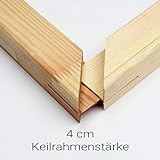 Generisch Keilrahmen Bausatz 4 cm Holzleisten Set selbst zusammenbauen ohne Leinwand Verschiedene...