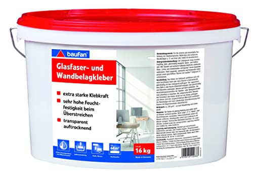 16 Kg Kleber für Glasfaser Tapete Baufan