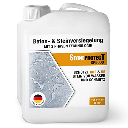 StoneprotecT SP5000 Premium Nano Stein-Imprägnierung außen | Made in Germany | Langfristiger...