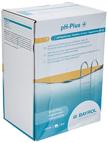 BAYROL pH-Plus Granulat 1,5 kg zur -Wert-Korrektur - sehr einfache Dosierung - 3 x 500 g...