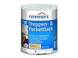 Remmers Treppen- & Parkettlack farblos seidenmatt, 0,75 Liter, Holz und Parkett Versiegelung für...