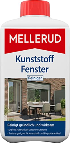 Mellerud Kunststoff Fenster Reiniger | 1 x 1 l | Wirkungsvolles Mittel gegen hartnäckige...