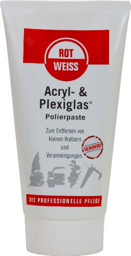 Rotweiss 1 Stück Acryl & Plexiglas Polierpaste 150ml Auto Scheinwerfer Politur