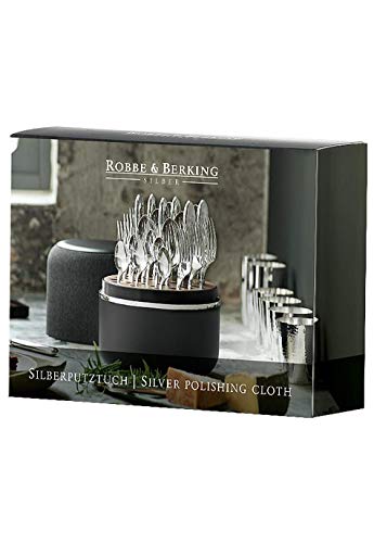 Robbe & Berking Silberpflegeserie - Silberpflegetuch für versilberte und Silberne Bestecke. Leichte...