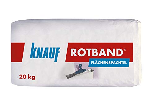 Knauf Rotband Flächenspachtel – schnell härtende Spachtel-Masse zum Spachteln und Glätten von...