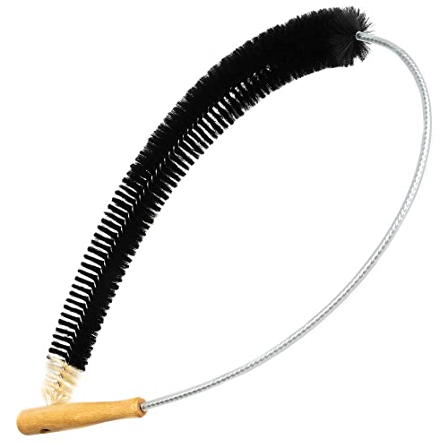 MaxxGoods Heizkörperbürste - 120 cm - Heizungsbürste mit Ziegenhaar Borsten - Ideal für die...