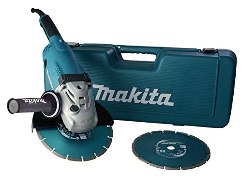 Makita Werkzeug GmbH GA9020RFK3 Winkelschleifer, Blau, Schwarz, Silber, 230 mm im Koffer + 2...